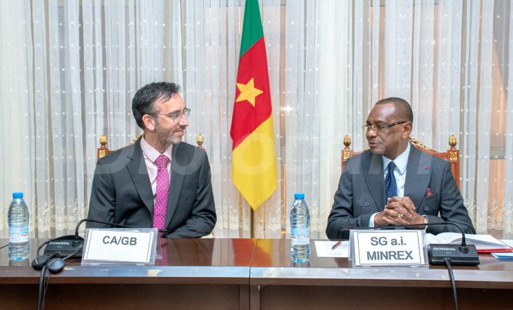 AUDIENCE ACCORDEE A UNE DELEGATION DU HAUT-COMMISSARIAT DE GRANDE BRETAGNE